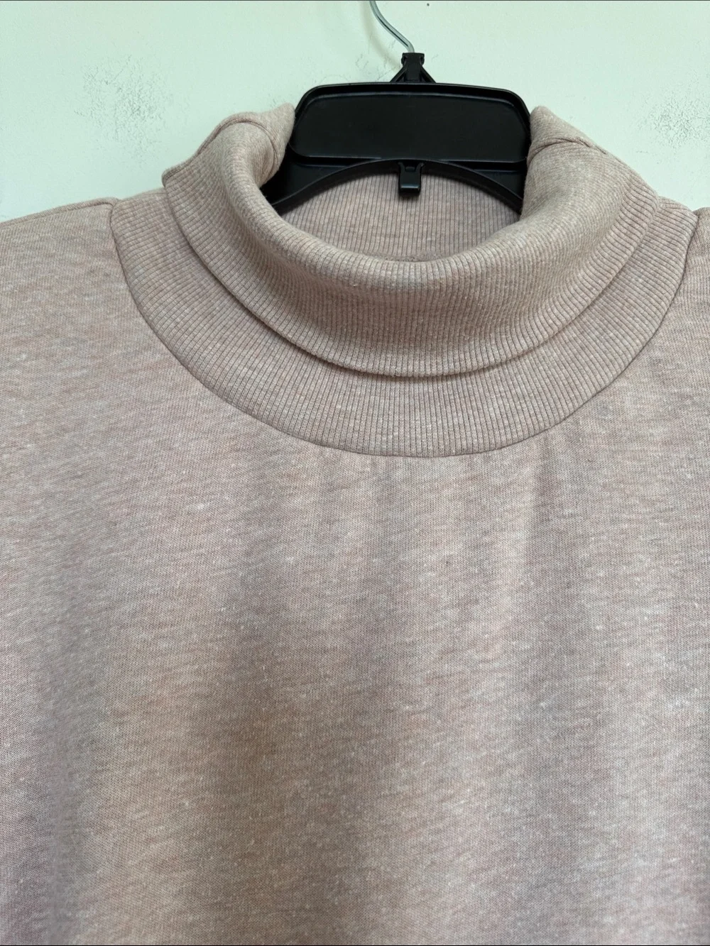 ALO Yoga Blush Pink Cowl Neck Sweater
